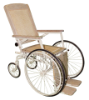 Picture of Beige Antique Wheelchair