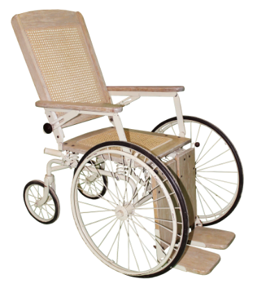 Picture of Beige Antique Wheelchair