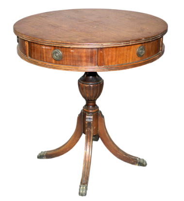 Picture of Brown Circle Pedestal Table