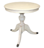 Picture of White Circle Pedestal Table