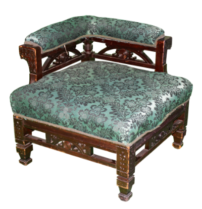 Picture of Brocade Corner Chair