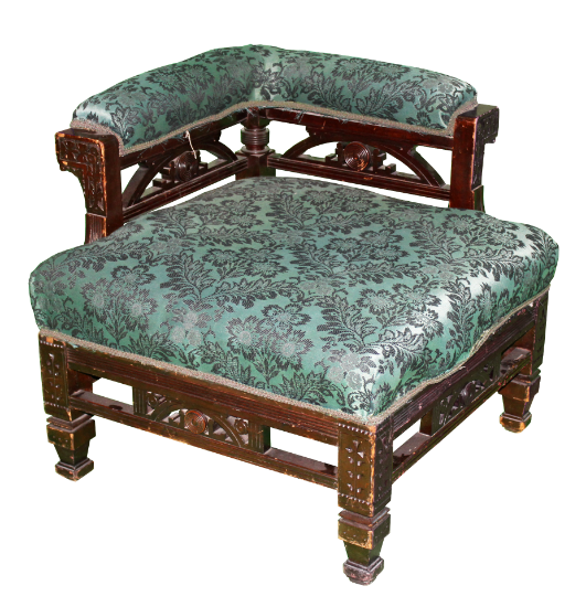 Picture of Brocade Corner Chair