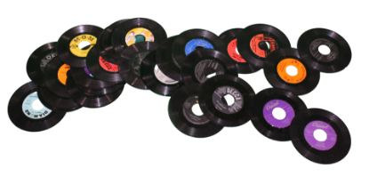 Picture of 7-Inch Vinyl Records
