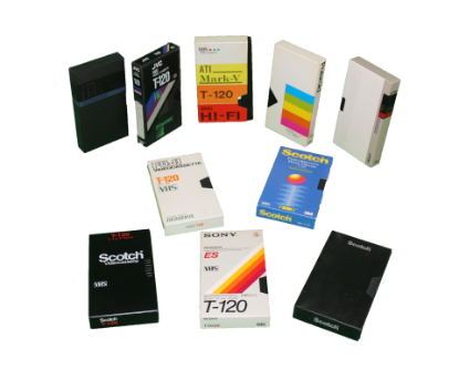 Picture of VHS Tapes