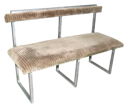 Picture of Taupe Upholstered Bench