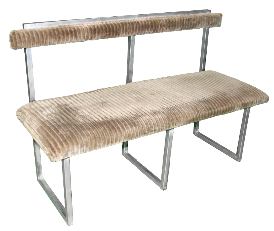 Picture of Taupe Upholstered Bench