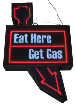 Picture of Gas Sation Sign