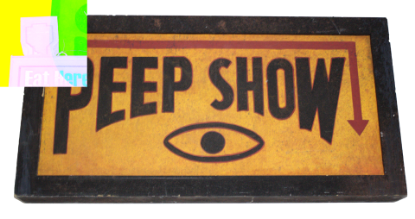 Picture of Peep Show Sign