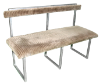 Picture of Taupe Upholstered Bench