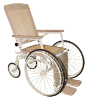 Picture of Beige Antique Wheelchair